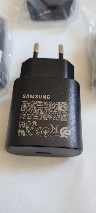 Зарядное Samsung Super fast 25W.  Кабель
