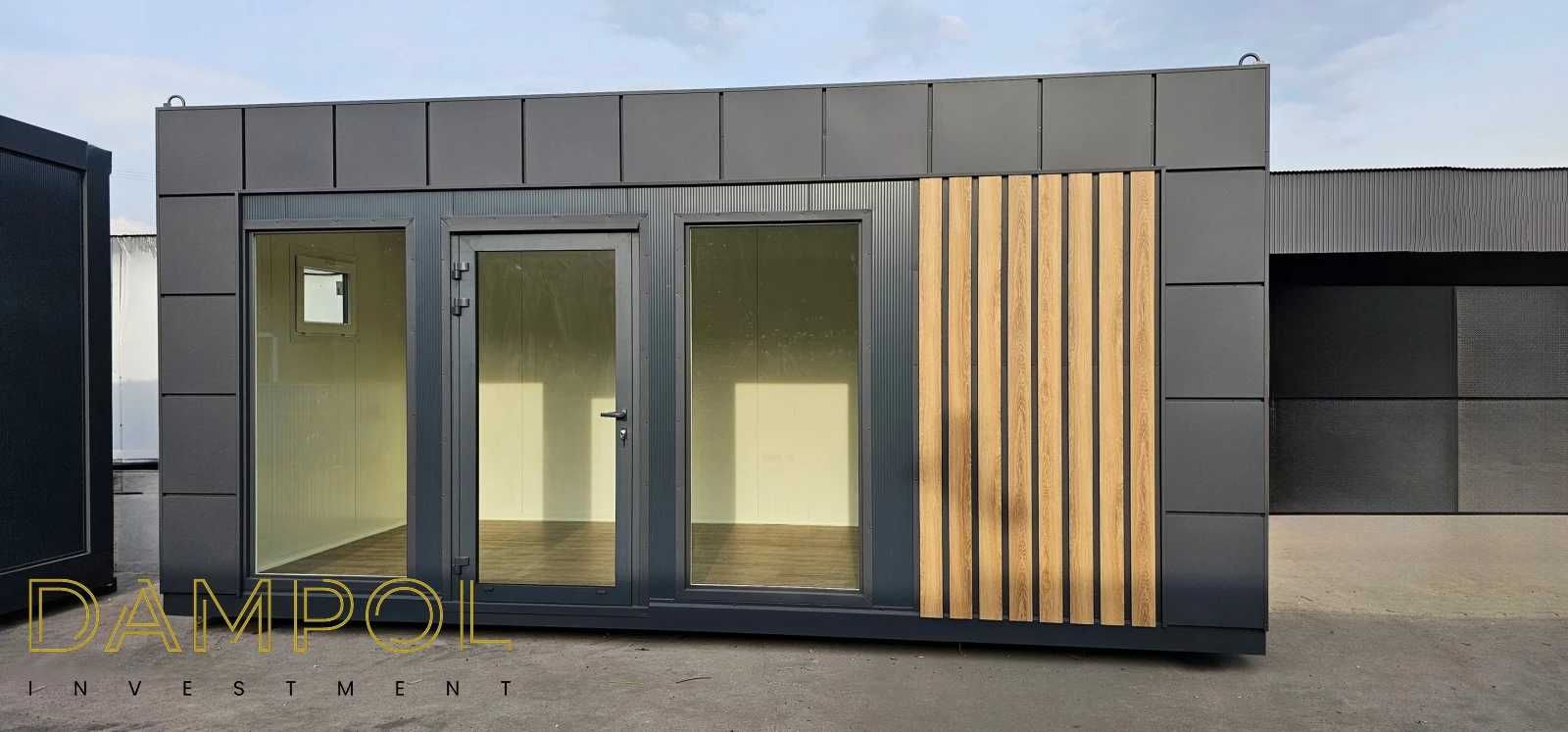 GOTOWY KONTENER/PAWILON 6x3m (600x300 cm) usługowy/handlowy/ogrodowy