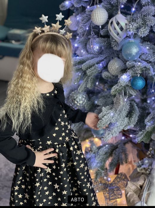 Прокат, продаж нарядного плаття зірочка + обруч+болеро