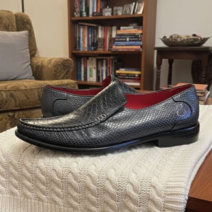 Туфлі статусні чоловічі, шкіра пітона oliver sweeney італія р.45