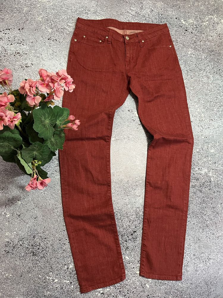 Премиальные красные штаны джинсы женские Carhartt 28x32 (Оригинал)