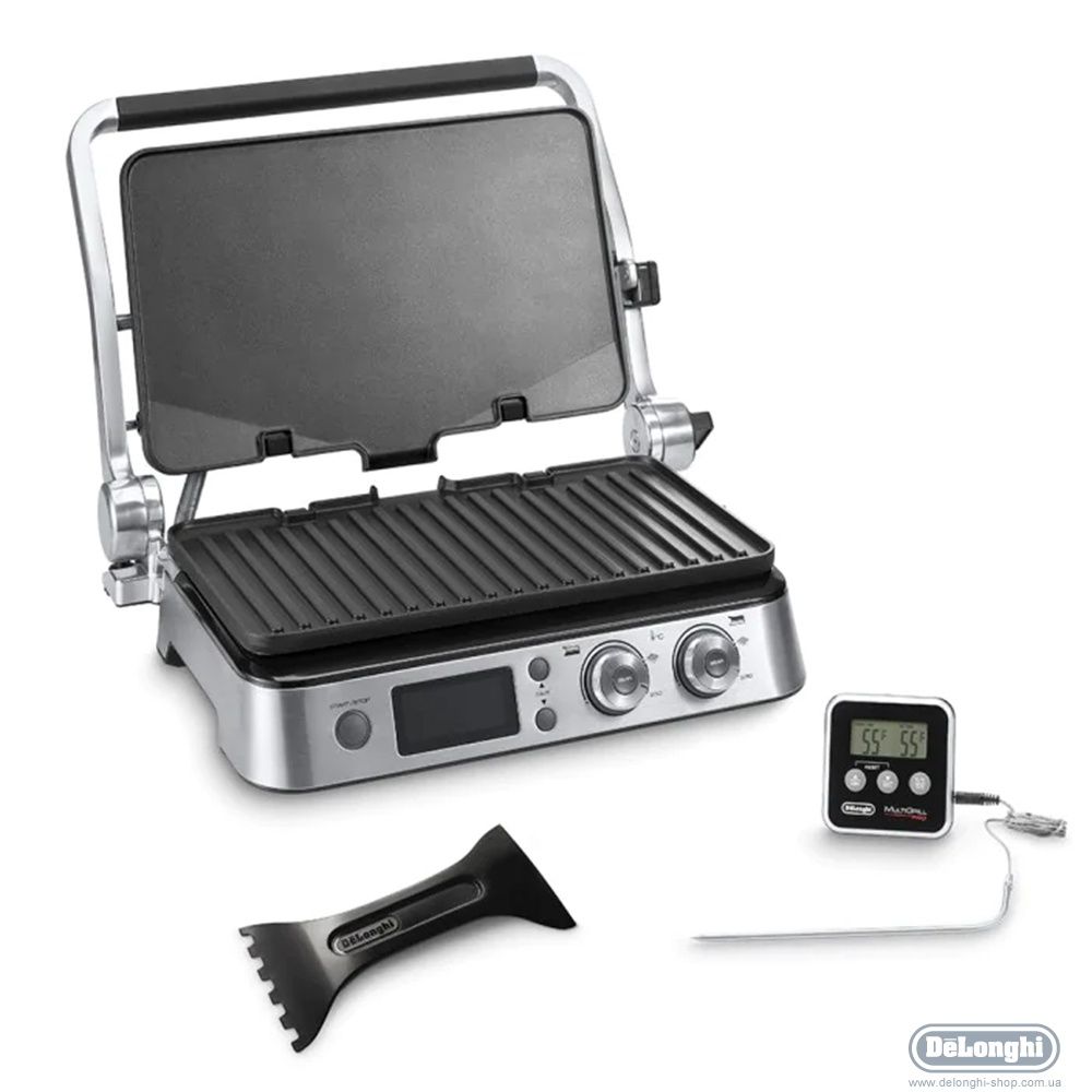 Гриль Delonghi CGH1012.SP + термощуп MultiGrill Pro