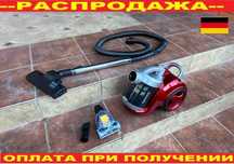 Циклонный немецкий пылесос c турбощеткой 3500W. Безмешковой. Колбовкый