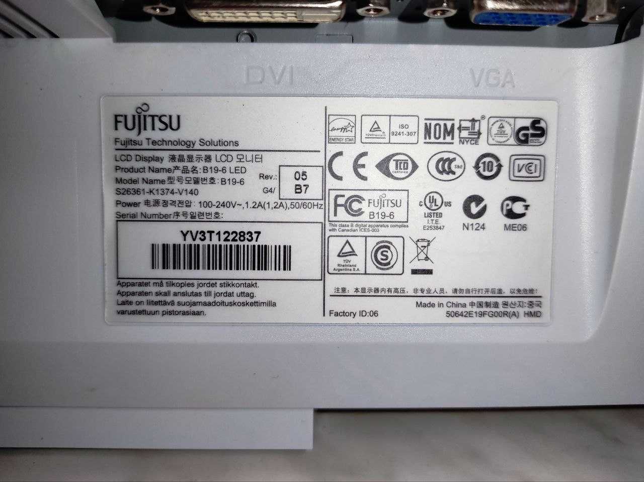 Монітор FUJITSU 19"