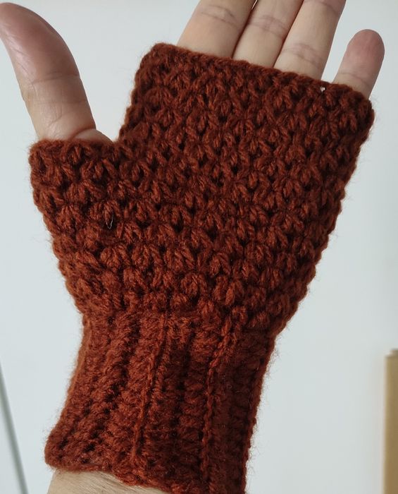 Rękawiczki mitenki ręczna robota