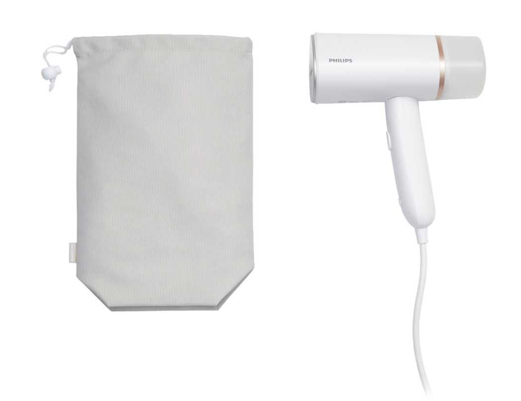 Philips Parownica Ręczna Serii 3000- Moc 1000 W, 20 g/min Ciągłej Pary