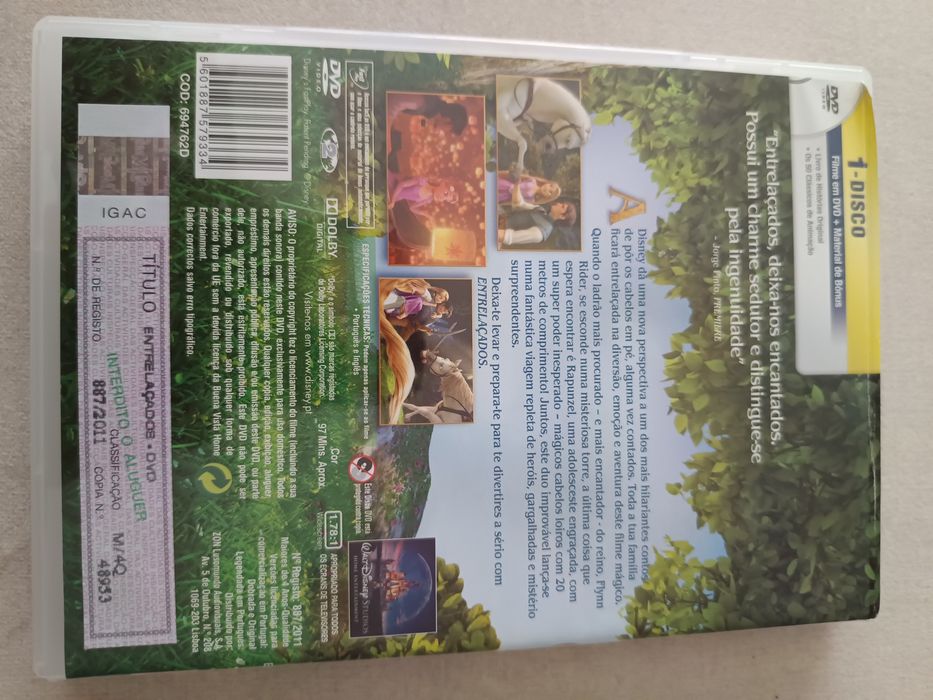 DVD Disney entrelaçados