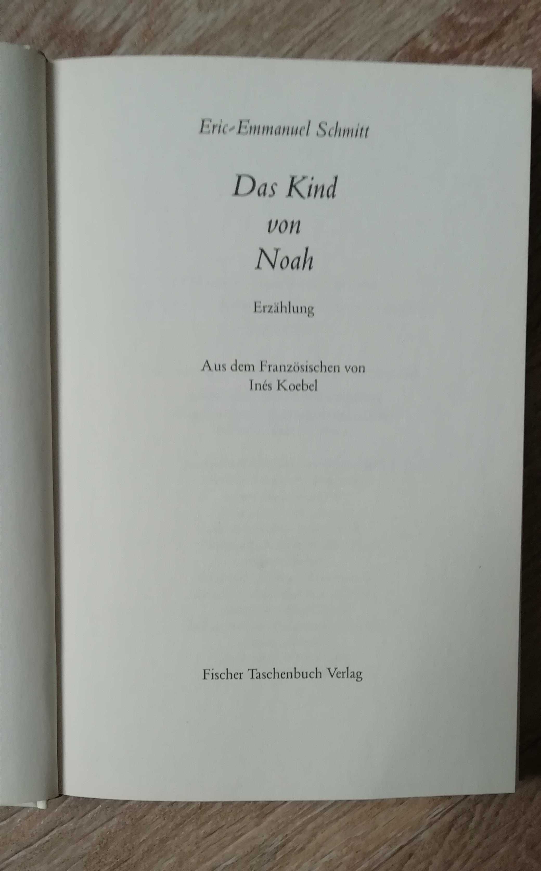 Eric-Emmanuel Schmitt "Das Kind von Noah" на німецькій мові