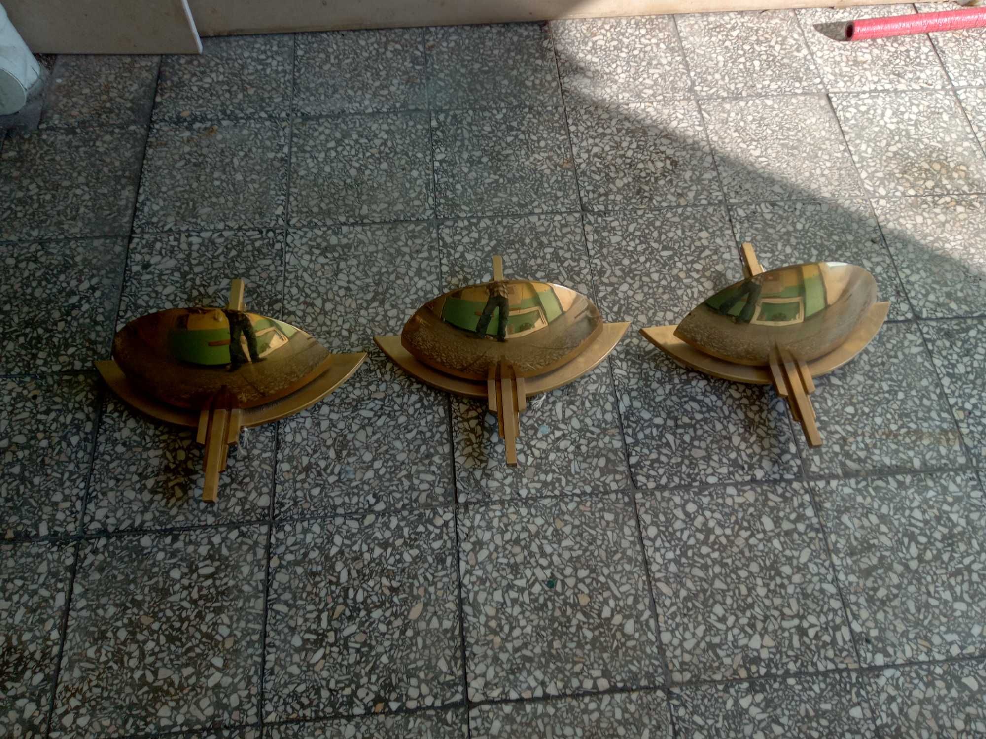 Lampy - mosiężne czas PRL