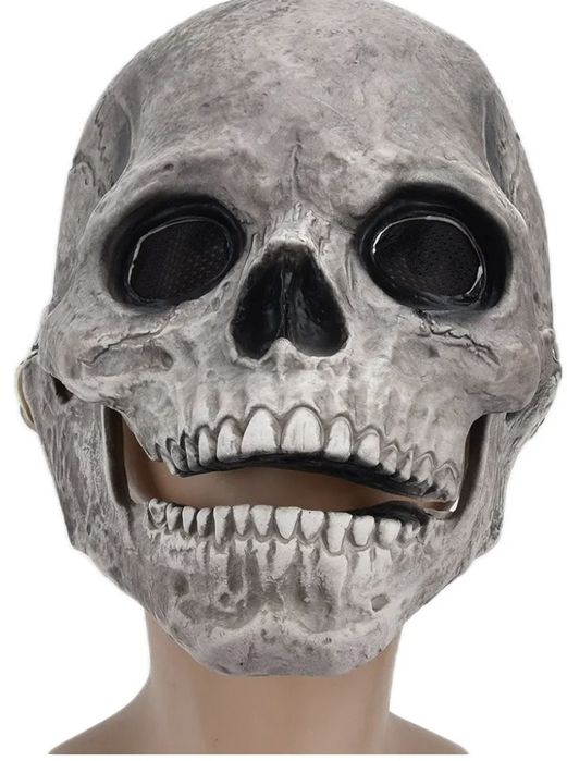 Halloweenowa maska z czaszką Pełna głowa na imprezę Cosplay karnawał