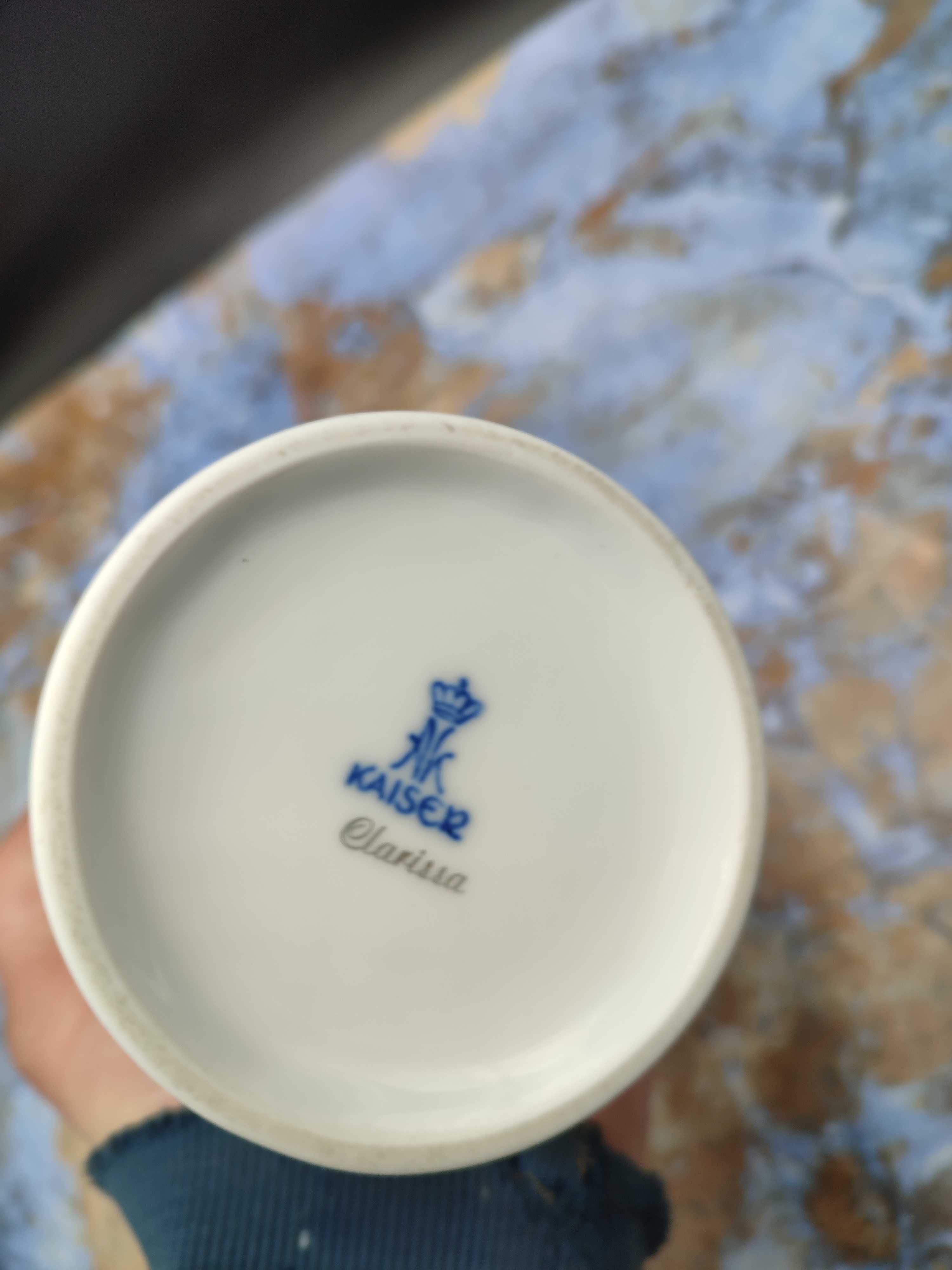 Porcelanowy wazon Kaiser - złocenie  - vintage - design 3330