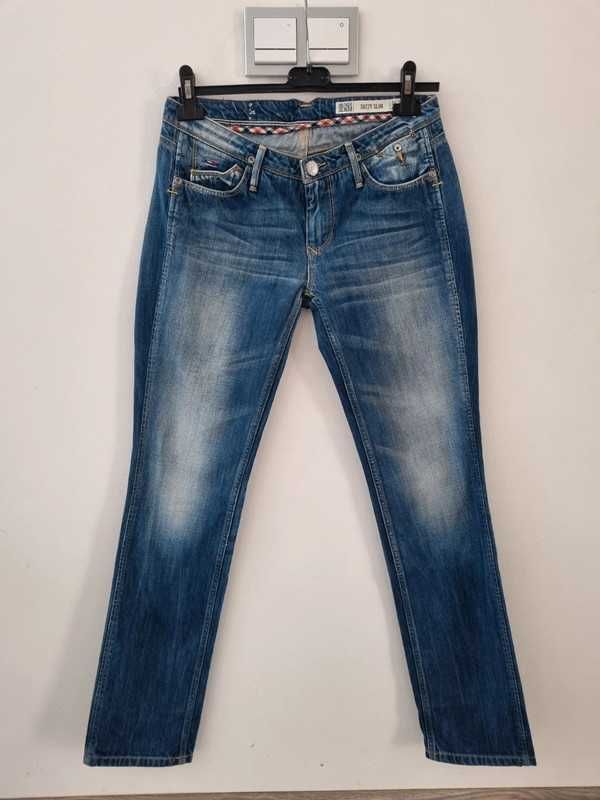 Oryginalne jeansy Tommy Hilfiger Suzzy Slim biodrówki W27 L32