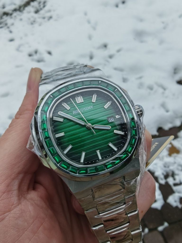 Zegarek Aokasdiy zielony