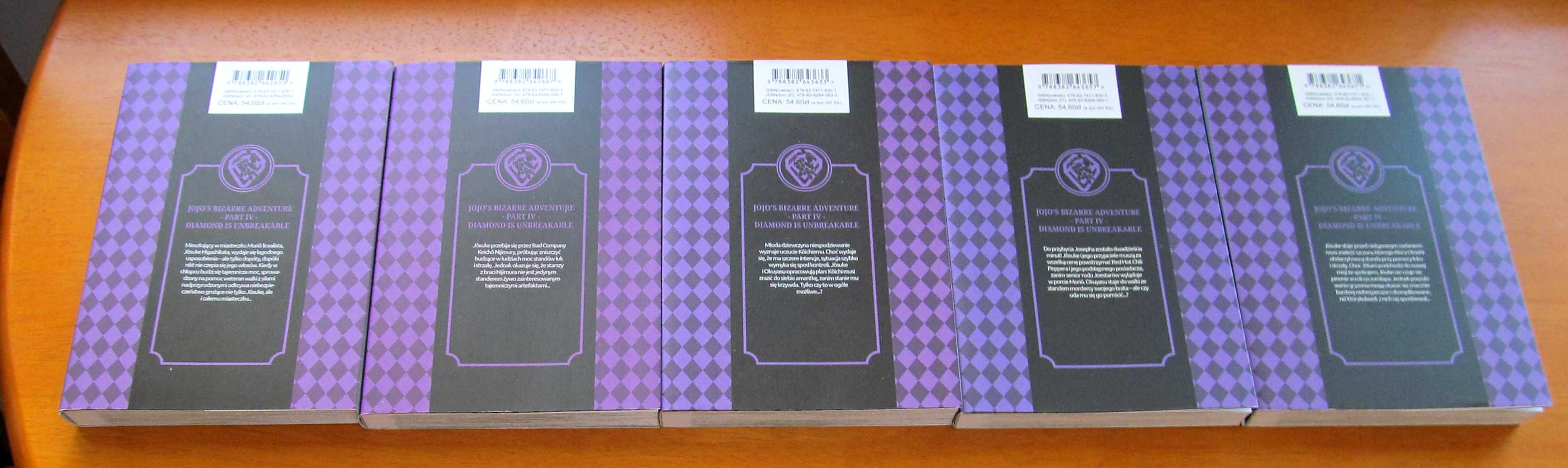 Jojo Adventure part 4 tomy 1-5