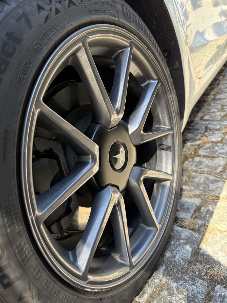 Troco jantes Tesla Model3 18
