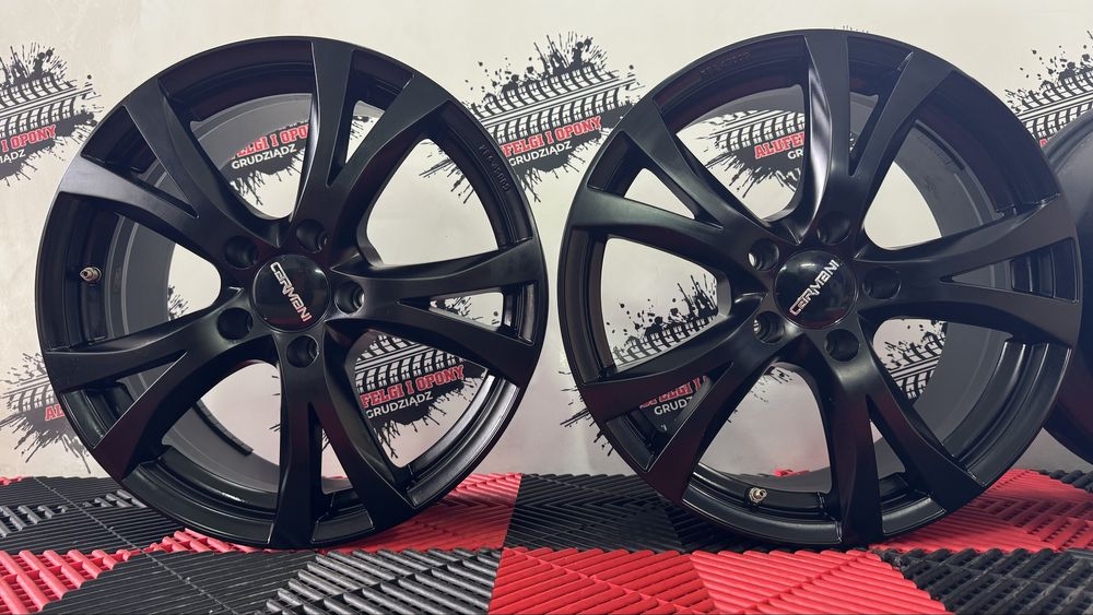 Alufelgi Carmani Czarne 17" 5x112 VW Audi Skoda Seat