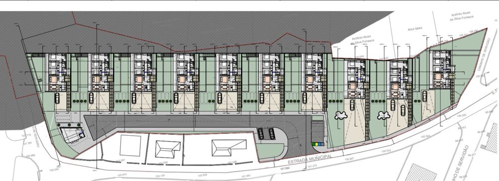 Terreno com projeto aprovado - 10 Habitacoes T3