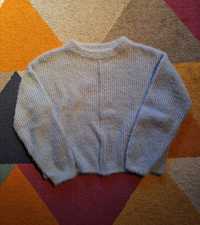 Sweter sweterek baby blue błękitny s kardigan