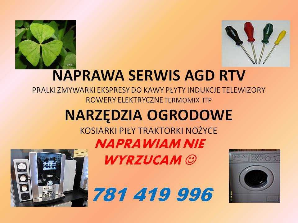 NAPRAWA SERWIS AGD RTV oraz narzędzi ogrodowych.