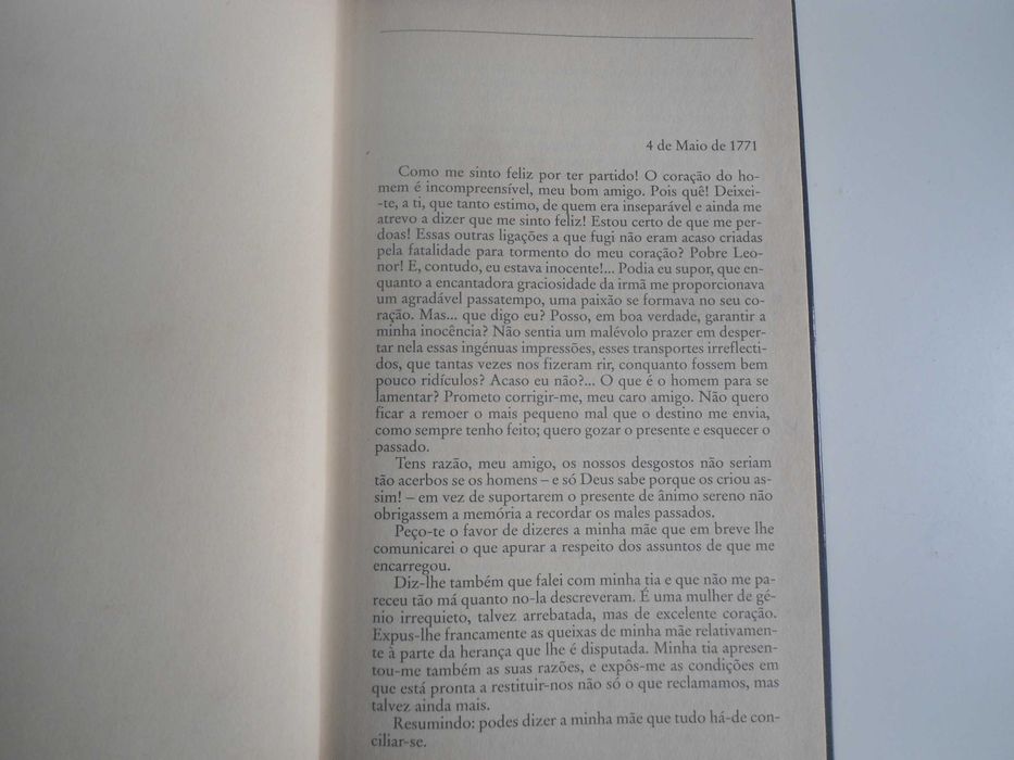 Werther por J W Goethe