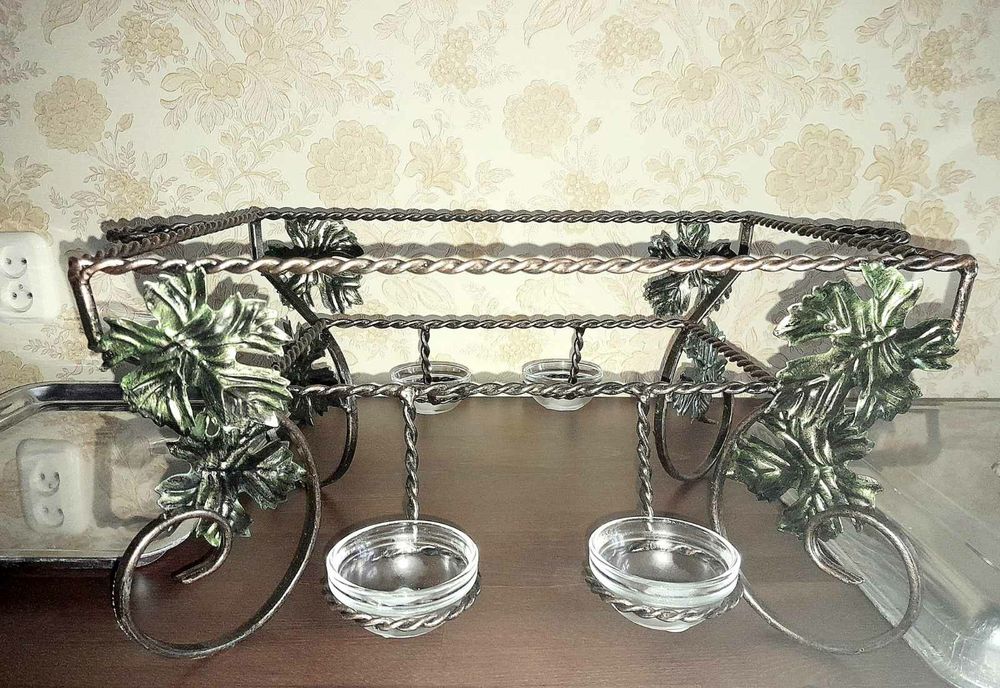 Садж. Блюдо для красивой подачи и подогрева блюд с мангала.