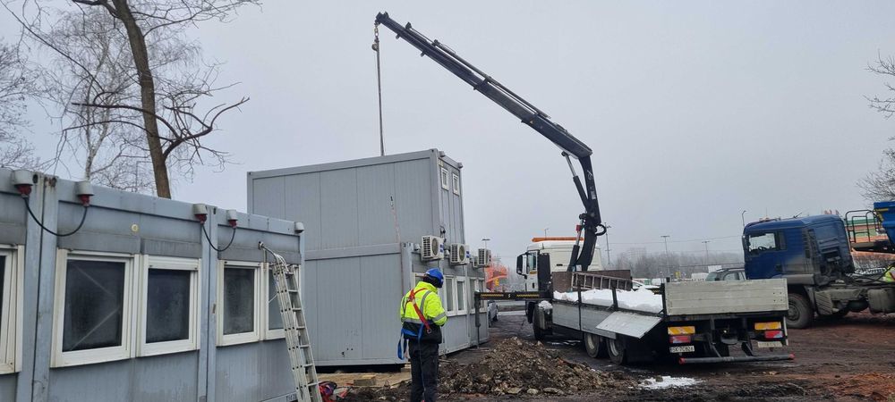 Transport HDS usługi HDS Wynajem HDS usługi Dźwigowe kontenery