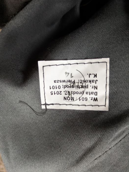 Ubranie czołgisty warsztatowca spodnie wz.601 MON rozmiar 92/171