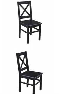 Krzesło drewniane czarne