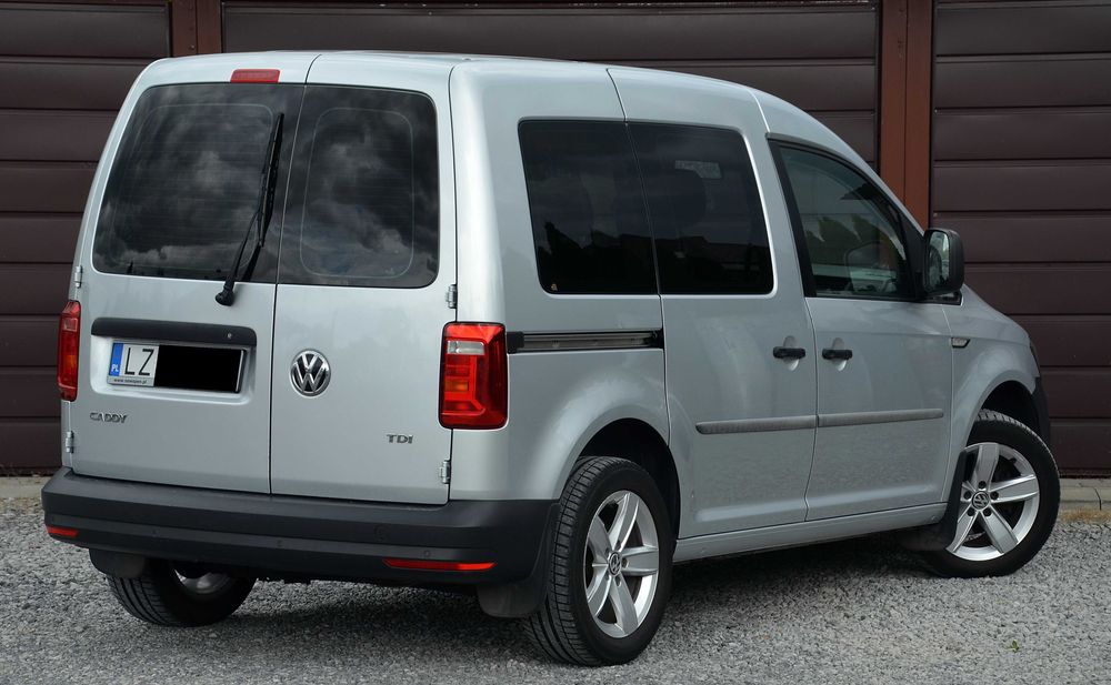 Volkswagen Caddy IV 2.0TDI 102KM Zarej w PL Osobowy Klimatronic Serwis