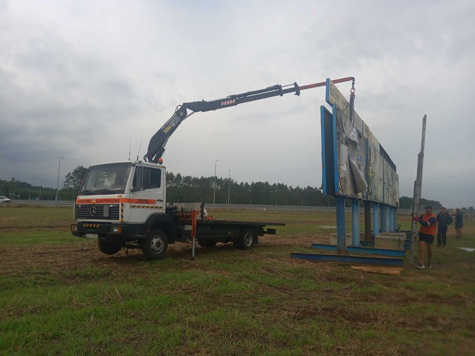 Usługi Podnośnik koszowy terenowy 4x4 napędy 35m 20m HDS  zwyżka