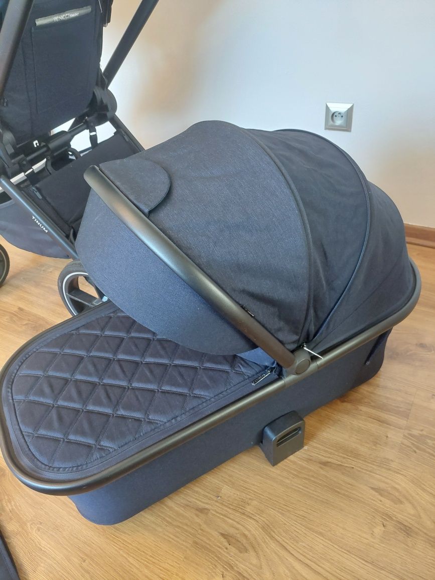 Wózek Venicci Tinum Edge 2w1 ocean z adapterami.