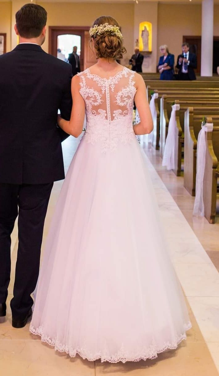 Suknia ślubna szyta na miarę z poznańskiego salonu Visual Chris
