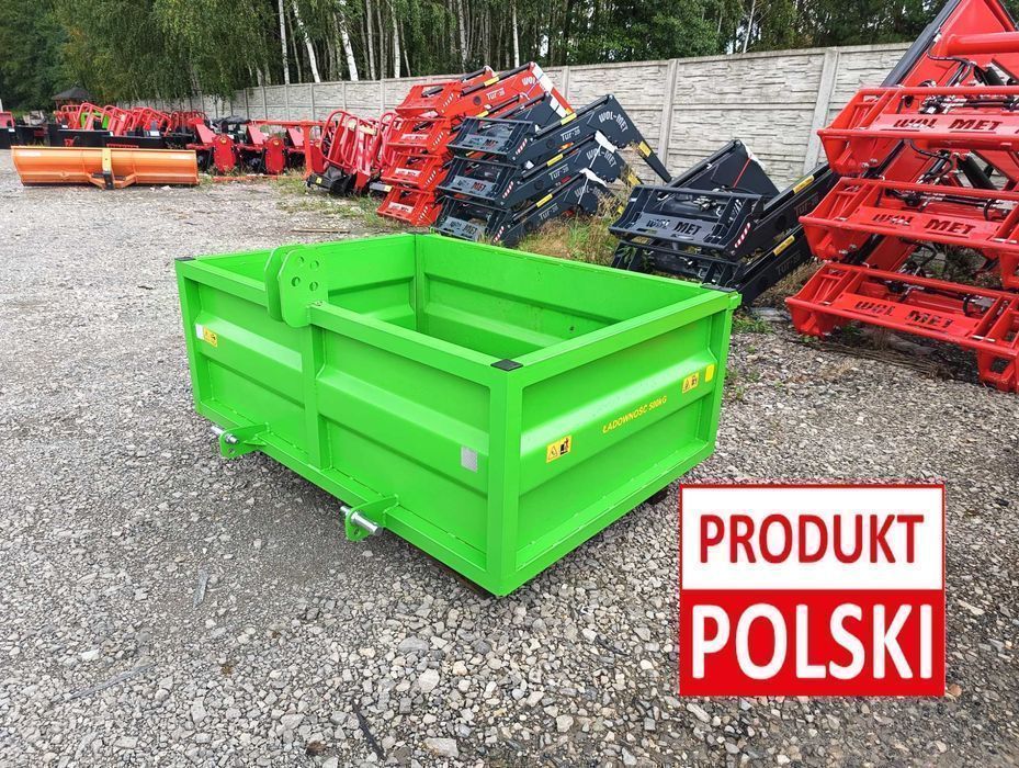 SKRZYNIA transportowa na tył ciągnika do ciągnika-150x100x50cm-DOWÓZ