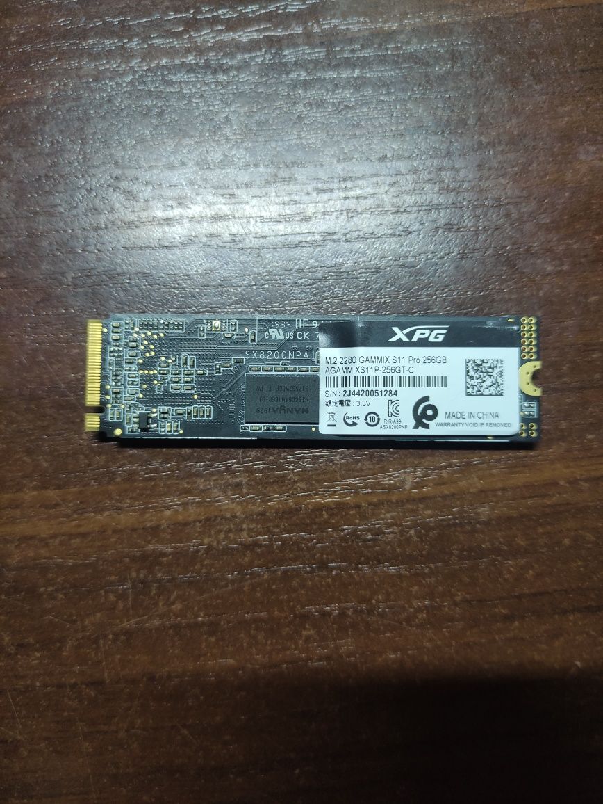 Ssdm2 XPG Gammix S11 Pro 256gb