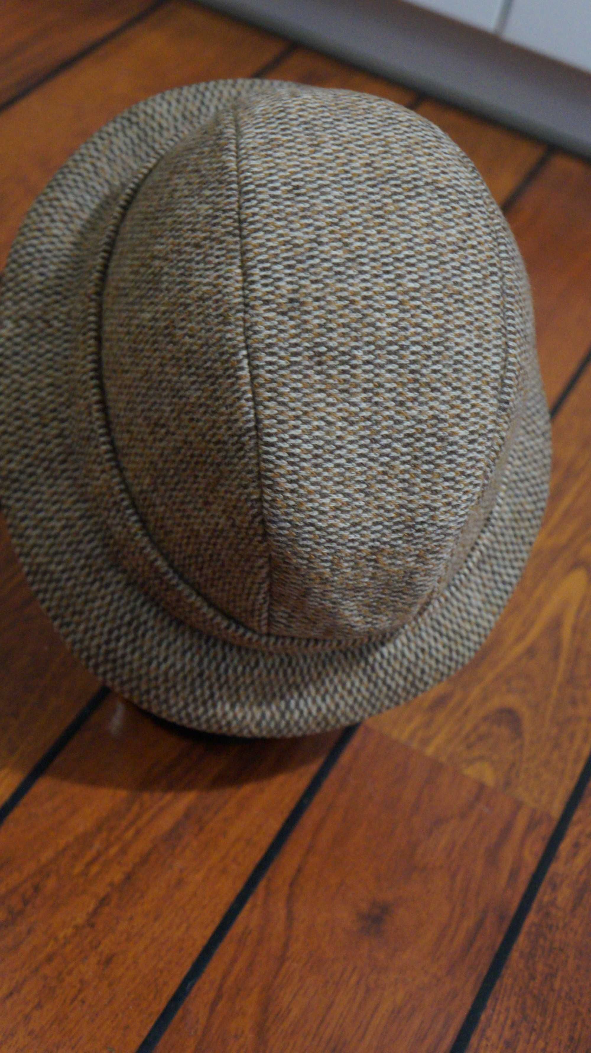 Kapelusz Kangol British Style Roz. S/54 Brąz/Cappuccino Splot