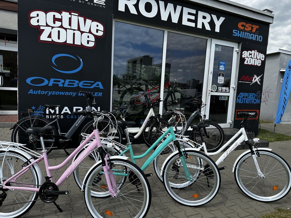 Rower miejski dziewczęcy komunijny KANDS Aurelia 26 - ACTIVE ZONE