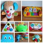 Brinquedos bebés pirâmide multifunções,comando,computador,gato falante