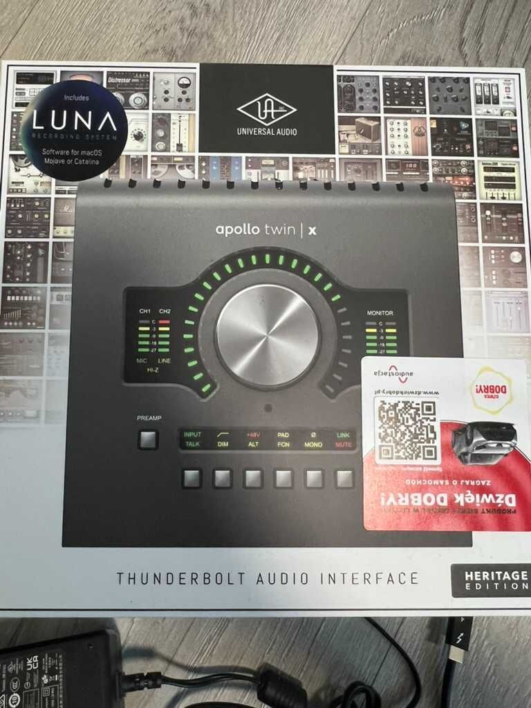 Universal Audio Apollo Twin X Duo HE – Interfejs Audio, stan idealny