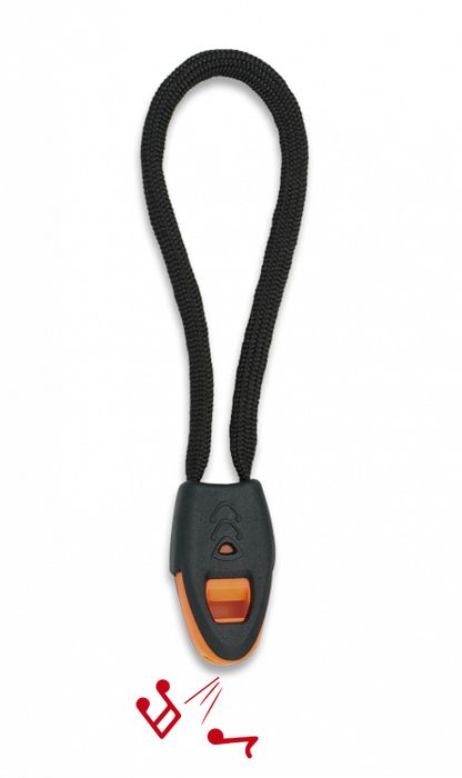 Gwizdek Barbaric Black/Orange ABS na czarnej lince (33897)