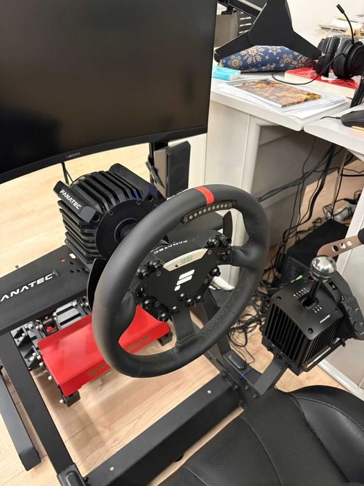Kit simulador carros next level + fanatec