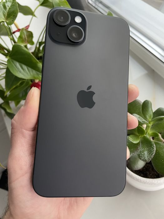 Новий Apple iPhone 15 Plus Black 128 Gb Never Lock