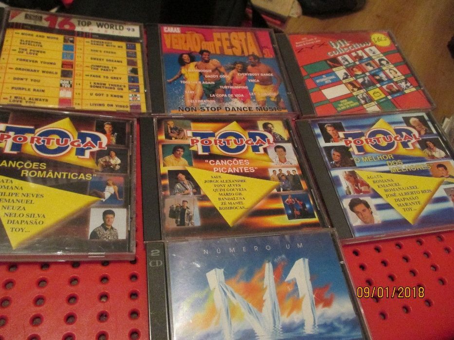 7 cds antigos de música diversa