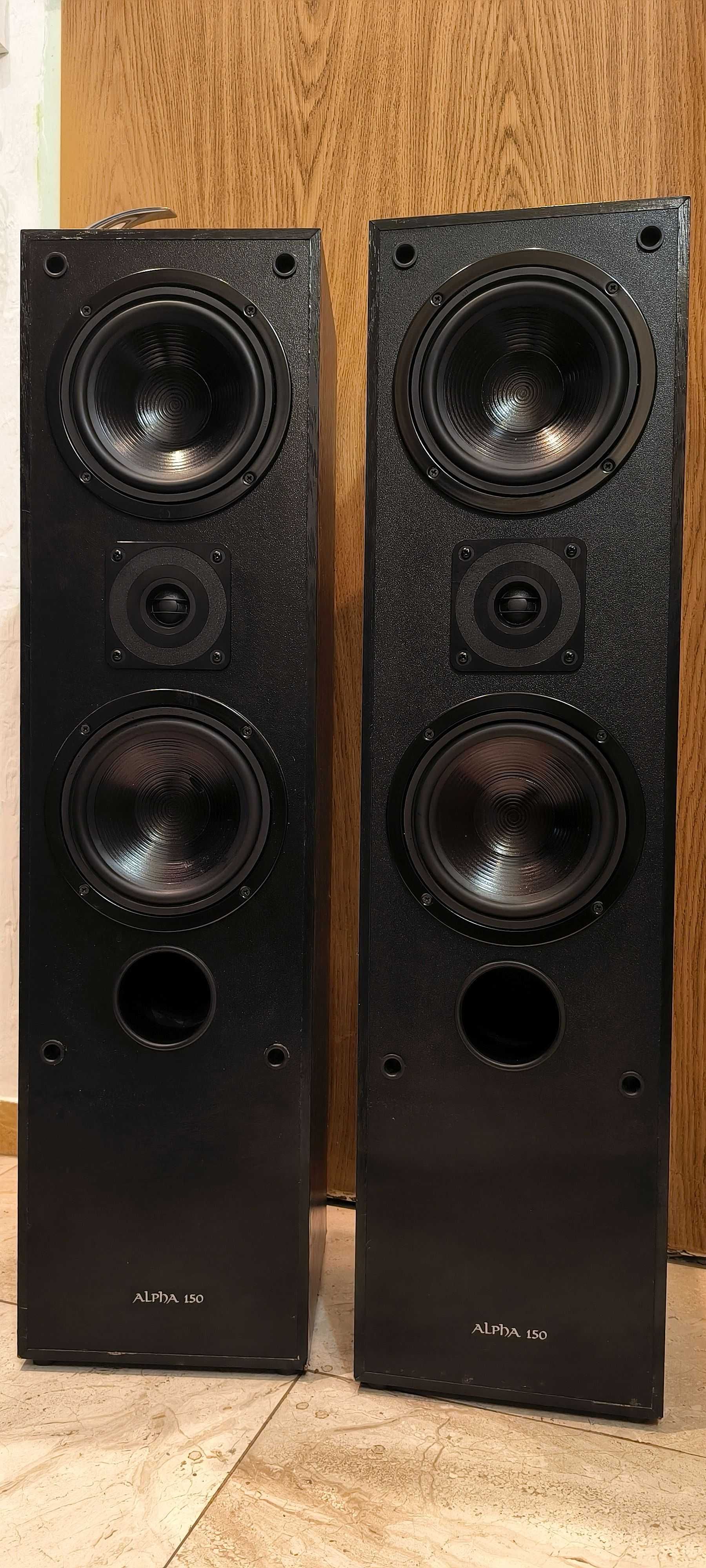 Kolumny Alpha-150 150 Wat 8 ohm Bass reflex głośniki Philips  jak nowe