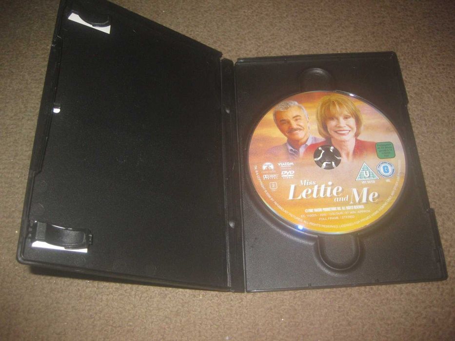 DVD "Miss Lettie O Caminho do Amor" com Burt Reynolds/Raríssimo!