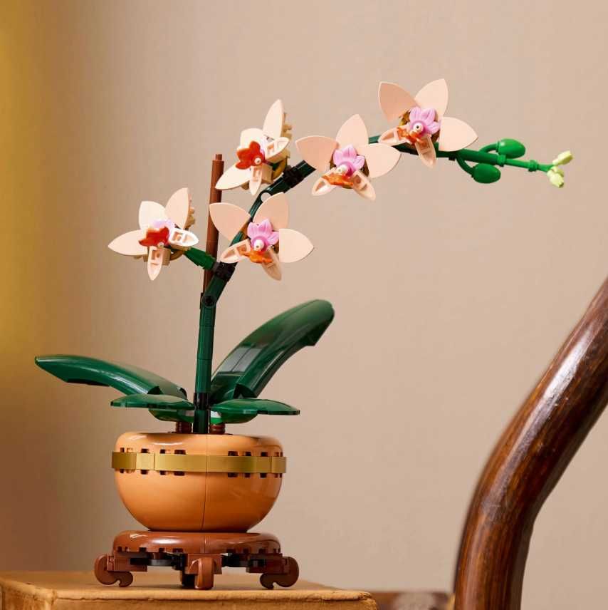 Lego Klocki Kwiaty Icons Mała orchidea 10343