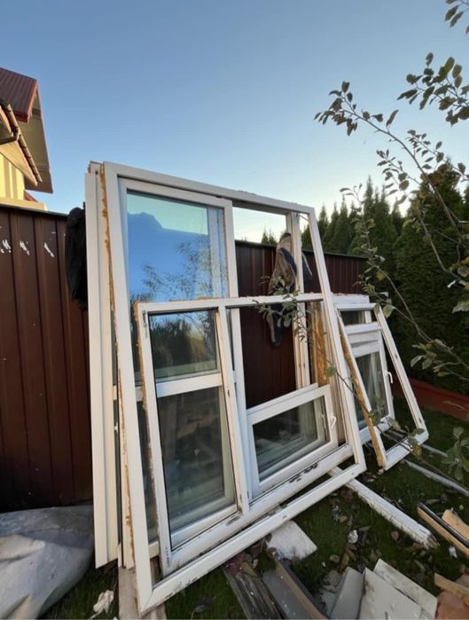 Okna używane plastikowe PCV w bardzo dobrym stanie