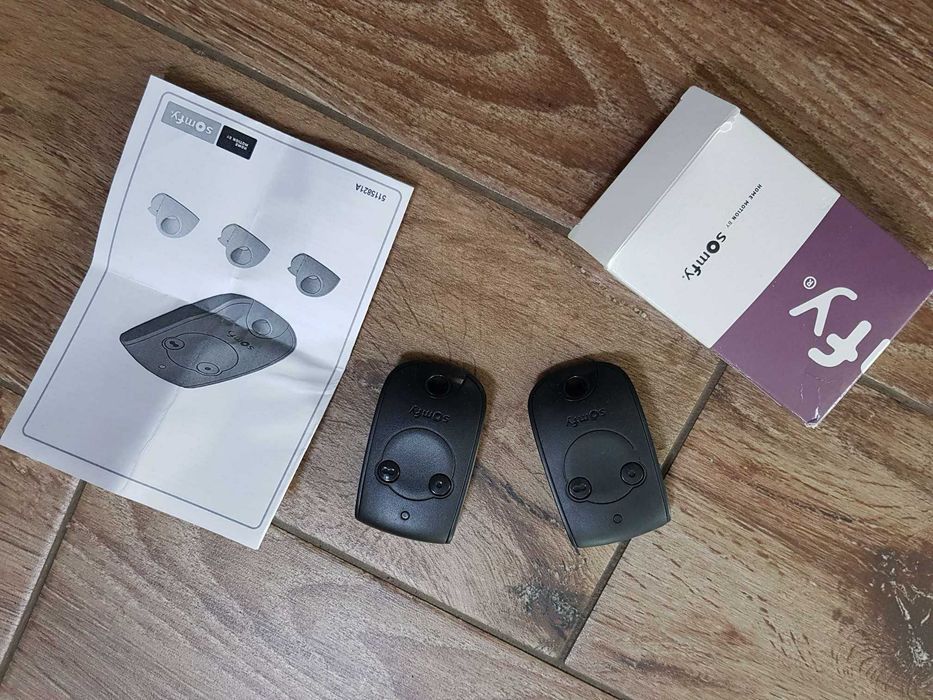 Brama garażowa z napędem Somfy