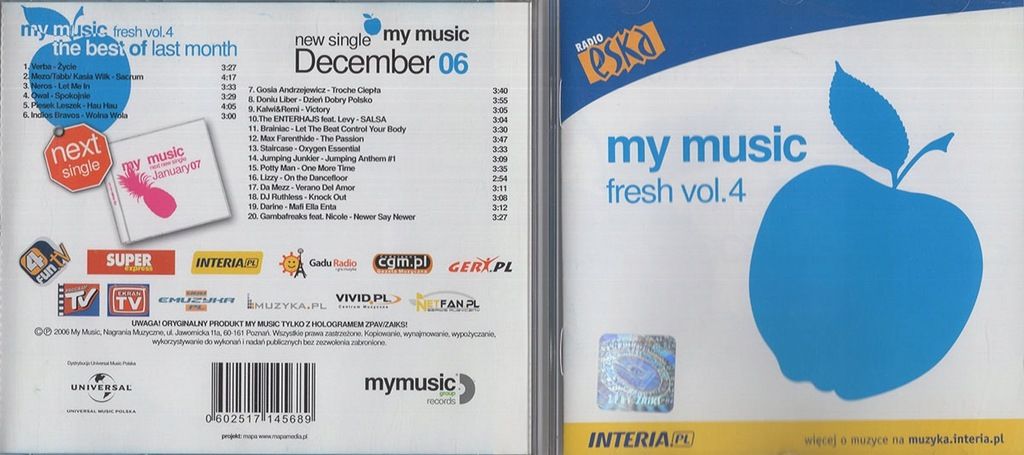 My Music Fresh Vol. 4 - CD