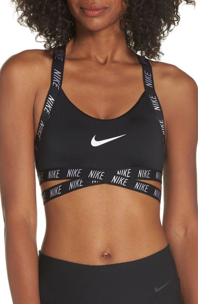 Топ Бра  Nike чорний спортивний топ Найк