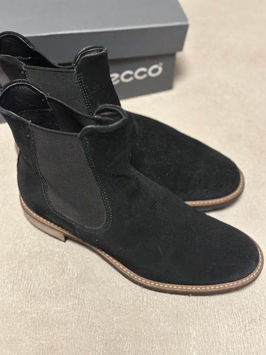 Замшеві челсі ecco